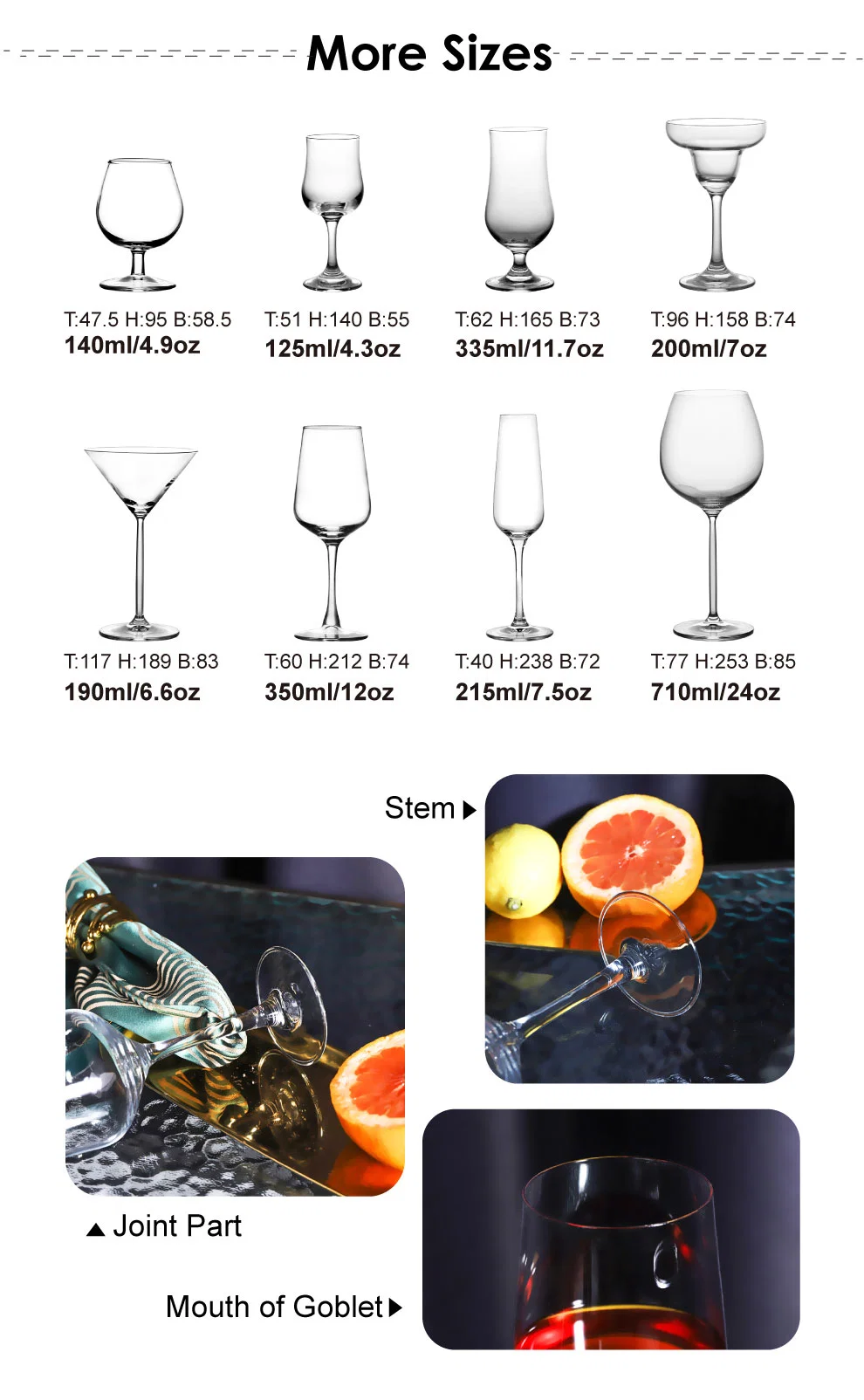 6.7 Oz Champagne Flute with Stem Diamond Design Glass Goblet Luxury Gold Rim Wine Glasses Gifts for Wedding